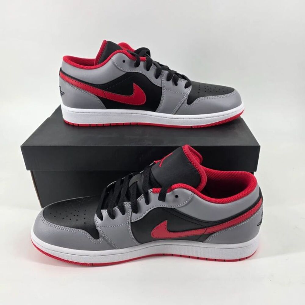 Nike Air Jordan 1 Low "Cement Fire Red" Men's Size 12 NIB / Deadstock